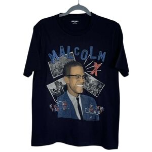 Black Old Navy Men's Malcolm X T-Shirt